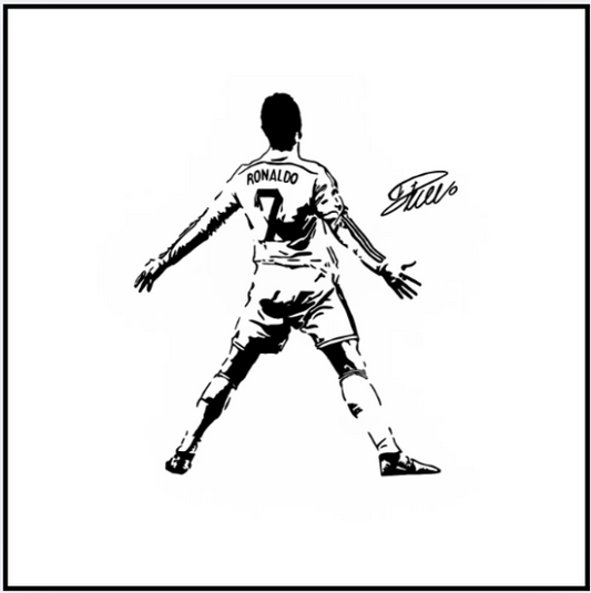 Ronaldo's Victory Stance Tattoo