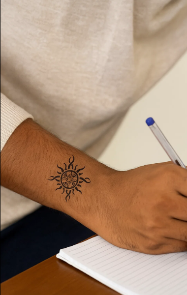 Tribal Sunburst Tattoo
