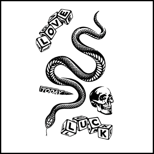 Snake & Skull Tattoo