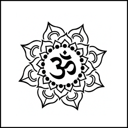 Sacred Om Mandala Tattoo